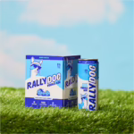 A package of Rally Dog Berry Breeze Vodka Ade on grass