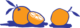 Illustration of tangerines
